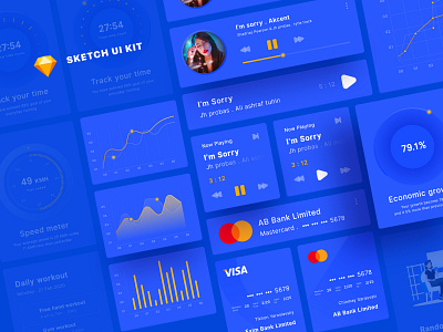 Sketch free UI kit