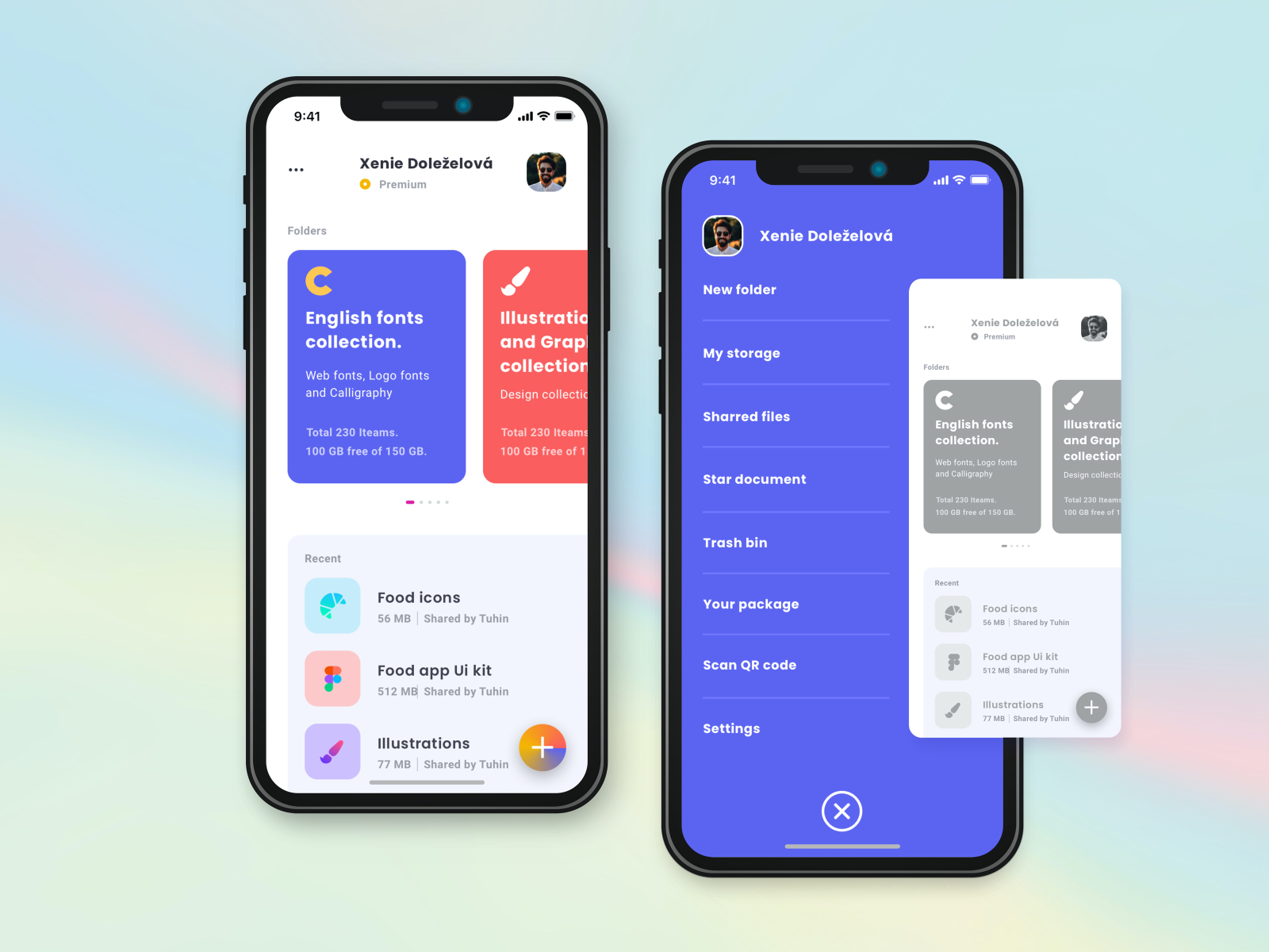 Storage app by nazibuddoula nayeem on Dribbble