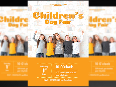 Children’s Day Fair Flyer + Social Media