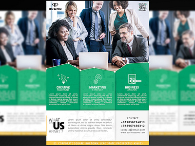 Business Flyer + Social Media Free PSD Template