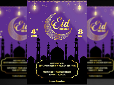 Eid Flyer + Social Media Post