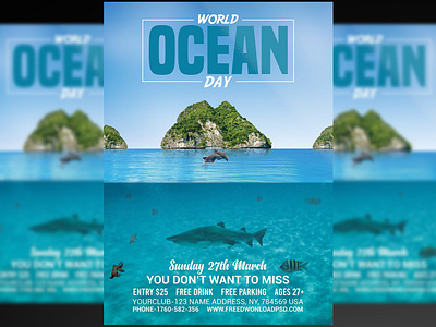 Ocean day flyer template + Social media post beach clean up beach cleaning flyer international ocean day international ocean day flyer ocean ocean clean up ocean day ocean day flyer ocean life ocean social media social media social media post