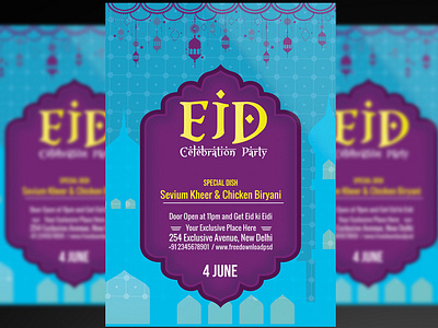 Eid Flyer + Social Media Template