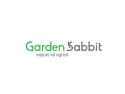 Logo Garden Rabbit вектор дизайн логотип типография