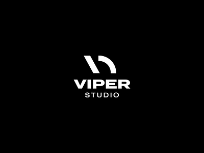 Viper Studio brand branding design logo logodesign logomark logotype mark minimal studio viper