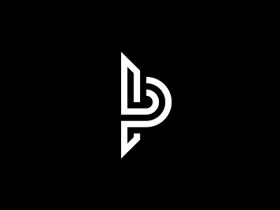 L+P personal branding brand branding identity minimal l logo lp luca monogram p personal