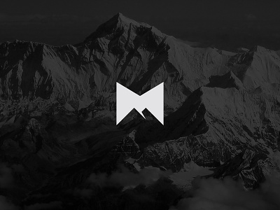 M+Mountain bn brand design letter logo logodesign m monogram mountain
