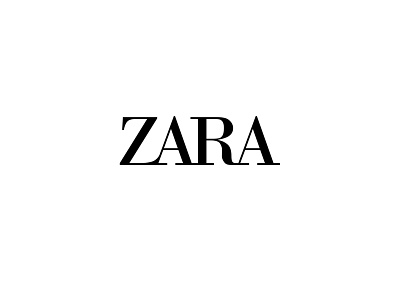 Zara rebrand brand branding design font logo logodesign logotipo logotype mark minimal rebrand rebranding typography zara