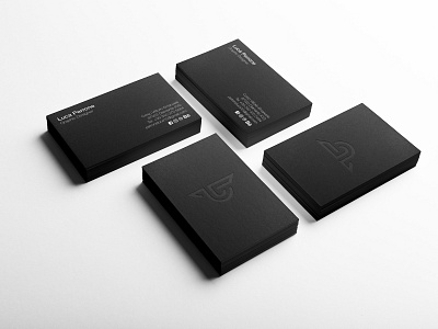 Personal business cards black brand brandidentity branding businesscard businesscards cards design identity logo logodesign mark minimal mockup monogram stationery