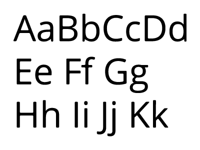 Amyqus Sans font letter letting text typeface