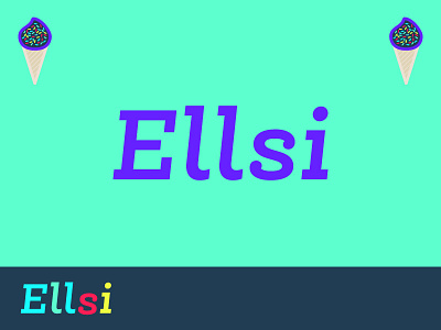 Ellsi brand branding brandmark font identity illustration logo logo design logotype serif typeface typography