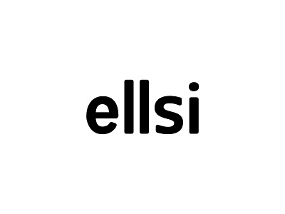 Ellsi sans-serif wordmark branding female feminine friendly lettering logotype sans serif wordmark
