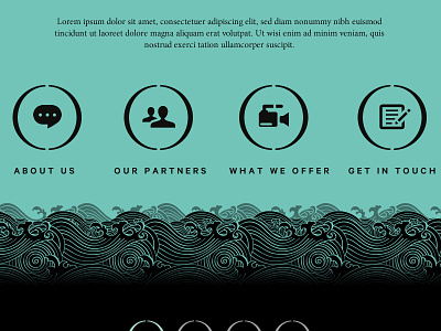 New Website WIP blue ocean waves