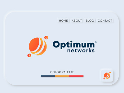 Optimum 2020 design 2020 trends app branding company logo logo design logodesign logos logotype neumorphic neumorphism optical optimum orange logo others redlogo typography ui vector