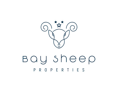 Bay Sheep 2d animal animal art art baymax branding business company corporate creative design flatdesign illustrator illutration logo design logodesign others professional sheep sheepdog