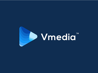 Vmedia Logo abstract art abstract design abstract logo android app design app branding colorful company graphicdesign illustration logo logodesign logos media logo media player others ui vector video video games