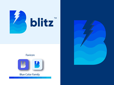 Blitz Logo android app design app b logo blitz blue brand design brand identity branding illustration logo logo mark logodesign other others software logo typography ui vector art vectors website