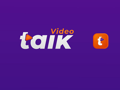 Talkvideo logo design