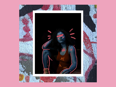 Closer2U art collage design digitalart drawing feminine font graphic design hip hop illustration pink pop art portrait walls