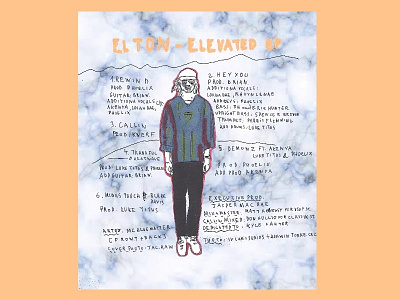 Elton Back Cover {Tracklist }