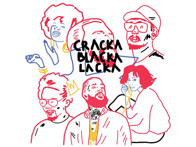 Crackablackalacka (animated video) animation art cover design digitalart font graphic design hip hop illustration pop art portrait streetart