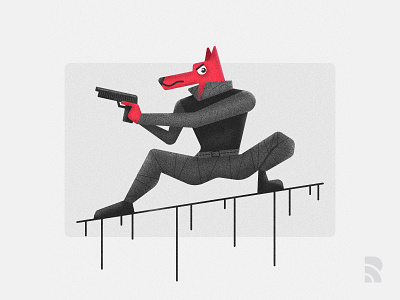 Dog character illustration character design dog graphic design illustration minimal