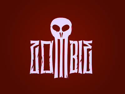 Zombi art design graphic illustration inspiration typogaphy