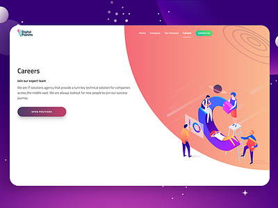 Digital Planets | Careers Header