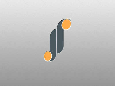 JR beautiful logo flat design icon illustration logo minimalist logo
