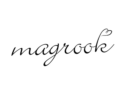 Magrook signature logo beautifu logo design beautiful logo black blue branding design flat design gray icon illustration logo logo design minimalist logo modern portfolio simple