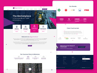 Auto marketplace 2020 trend branding clean design homepage homepage ui homepagedesign landingpage marketing modern typography ui uiux vector website wendesign