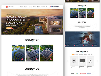 Solar product website