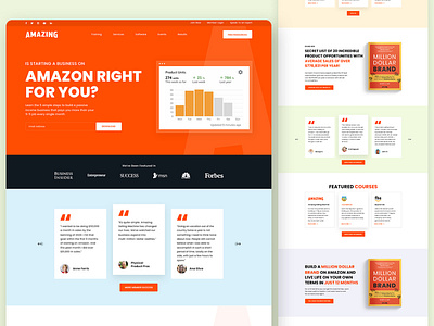 Amazon CRM website design