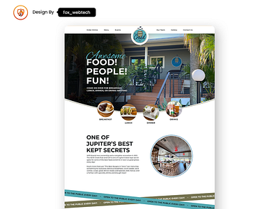 Restaurant website design