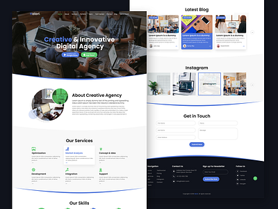 Multi Purpose Parallax Business 2020trends business chirstmas clean creative design css3 design homepagedesign html5 landing page modern parallax saas website ui ux