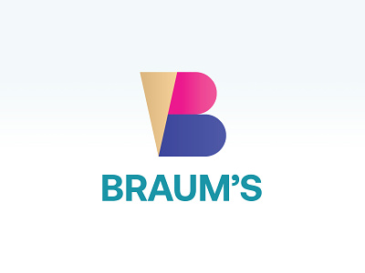 Braum's Rebrand Concept brand braums color concept cones icecream icon identity logo logo design rebrand restaurant