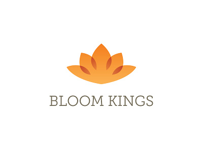 Bloom Kings bloom brand crown floral florist flower identity king logo