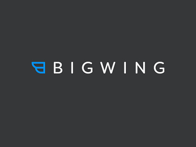 Bigwing Logo agency bigwing brand identity logo marketing wing