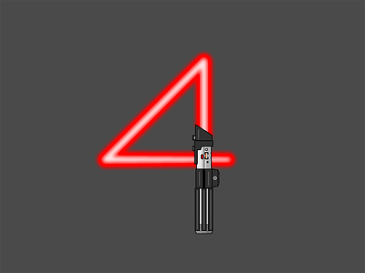 May the Fourth... four lightsaber sith star typography vader wars
