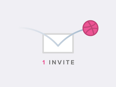 1 Invite Available basketball bounce dribbble envelope invite invites