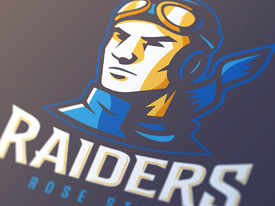 Raiders Logo athletic bomber brand city logo oklahoma raiders rose state team