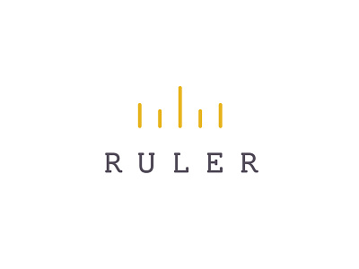 Ruler Logo brand crown icon king logo mark royal ruler
