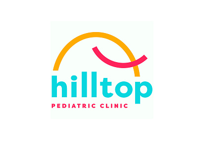 Hilltop Pediatric Clinic branding children clinic healthcare icon identity logo logo design pediatric typography