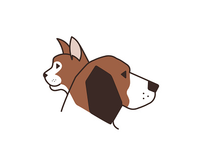 CAT&DOG animal budapest design dog illustration logo