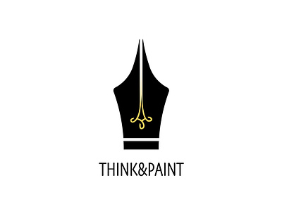 THINK&PAINT art budapest design idea illustration logo paint pen think vector