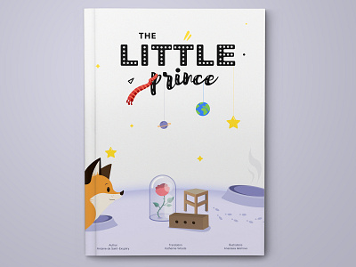 THE LITTLE PRINCE COVER art cover design illustration vector