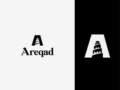 Areqad Logo. 2d art branding design illustration letter a logo minimal money rich ui ux vector