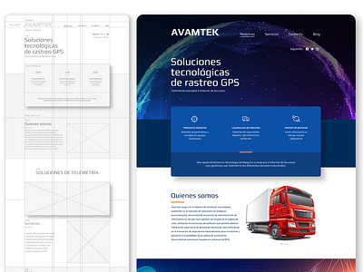 Web design: GPS Company.