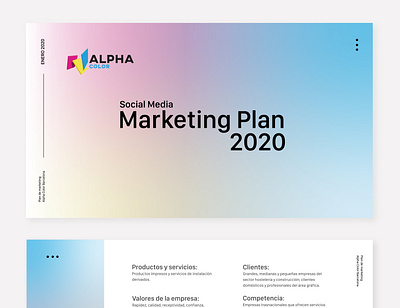 Project: Design of digital marketing plan for printing company. digitalmarketing