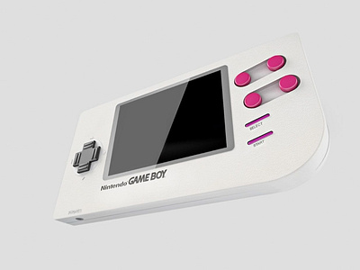 3d modeling gameboy by Gerardo Molina